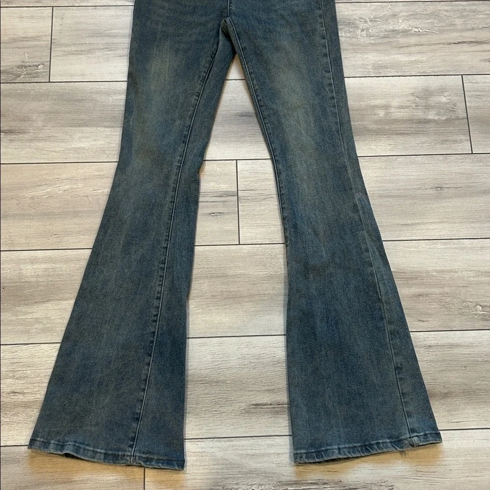 RISE supply co high rise flare jeans size 3 long tall